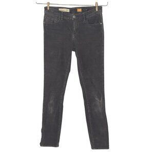 Pilcro and the Letterpress Size 27 Stet Corduroy Skinny Pants Zipper Detail